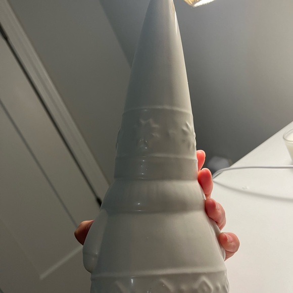 Crate&barrel ceramic Gnome object decor - Picture 2 of 3